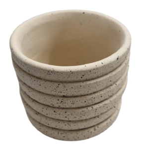 CACHEPOT CIMENTO URBAN 8X9CM AREIA
