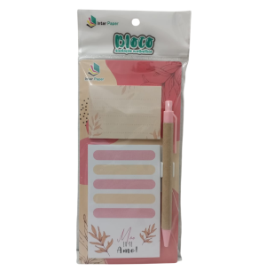 BLOCO ANOT.ADES.2X1 40FLS.CANETA MÃE