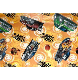 SACO METAL 30X44CM 50UN HOT CARS