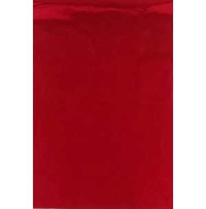 SACO METAL 20X29CM 50UN LISO VERMELHO
