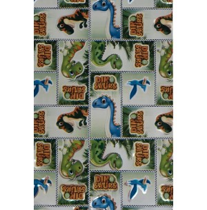 SACO METAL 30X44CM 50UN DINOS