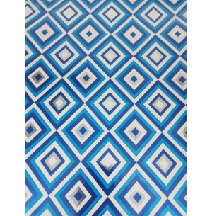 SACO METAL 30X44CM 50UN RETRÔ AZUL