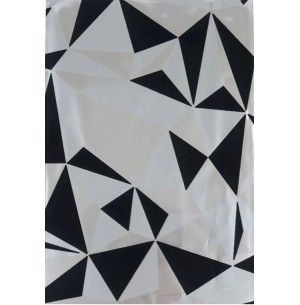 SACO METAL 25X36CM 50UN GEOMETRIA PRATA