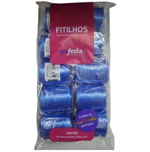 FITILHO 5MMX50M 10UN AZUL ESCURO