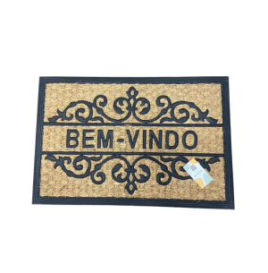 TAPETE PORTA FIBRA COCO 60X40CM