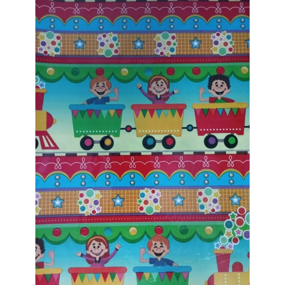PAPEL COUCHE 50X60 20FLS INFANTIL TREM