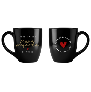 CANECA CERÂMICA PRIME 350ML PESSOA PREFERIDA