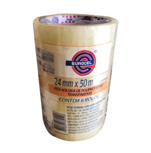 FITA ADESIVA 24MMX50M 6UN