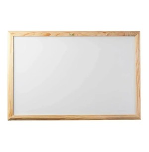 QUADRO BRANCO 60X40 MAD.