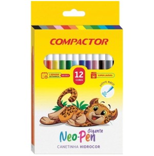 HIDROCOR NEO-PEN GIG. 12 CORES C/5CX