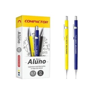 LAPISEIRA ALUNO 0.7MM 12UN SORTIDO