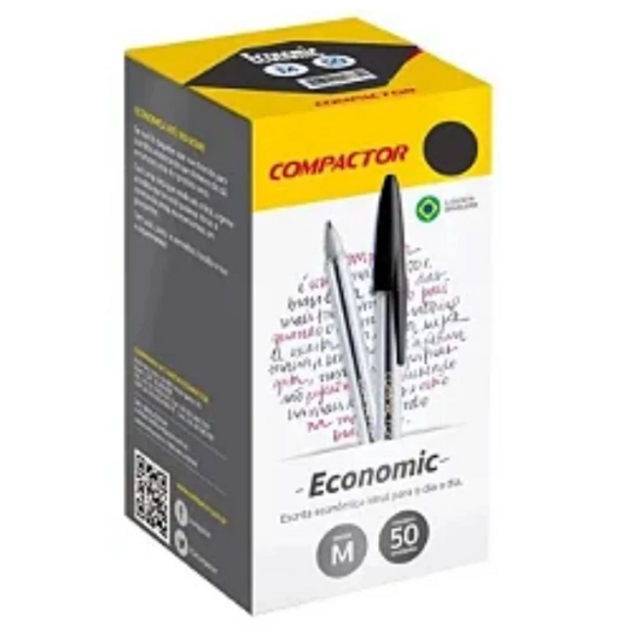 CANETA ESFER. ECONOMIC CX 50UN PRETA