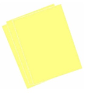 PAPEL SULFITE A4 100FLS 75G AMARELO