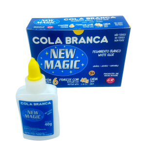 COLA BRANCA NEW MAGIC 40GR 6UN