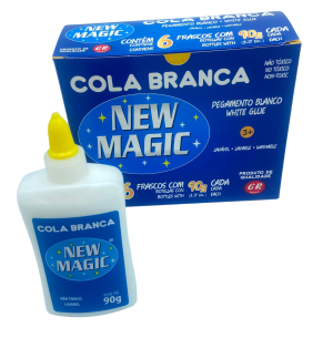 COLA BRANCA NEW MAGIC 90GR 6UN