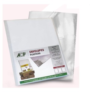 ENVELOPE PLÁST.S/FURO 100UN A4