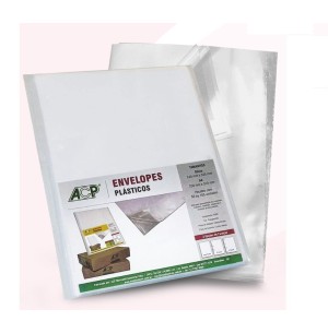 ENVELOPE PLÁST.4F 100UN OFÍCIO FINO