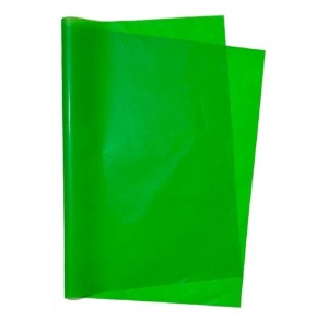 PAPEL SEDA 48X60CM 100FLS VERDE LIMÃO
