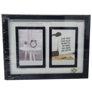 PORTA FOTO PLÁSTICO 10X15CM 2X1