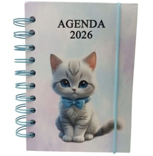 AGENDA ESP.2026 11X15CM GATO