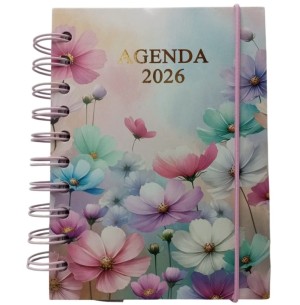 AGENDA ESP.2026 11X15CM FLOR