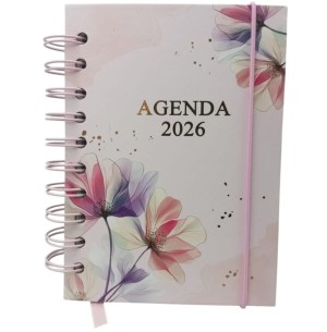 AGENDA ESP.2026 168FLS 11X15CM FLOR