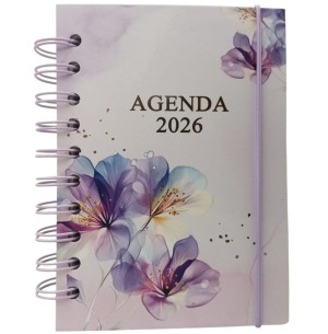 AGENDA ESP.2026 11X15CM FLOR