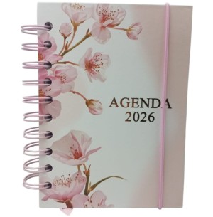 AGENDA ESP.2026 168FLS 11X15CM FLOR