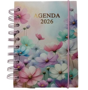 AGENDA ESP.2026 14X19CM FLOR