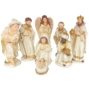 RESINA PRESÉPIO 8 FIG.27CM
