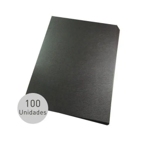 CAPA FUNDO ENCAD.A4 PRETO 100UN