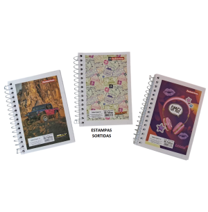 CADERNETA ESP.FLEX.1/8 96FLS 10UN