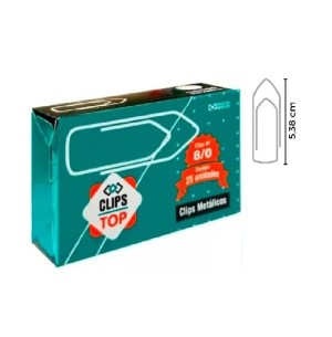 CLIPS GALVANIZADO Nº8/0 25UN PEQ.