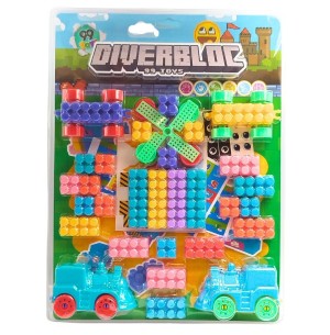 PEDAGÓGICO DIVERBLOC TREM 38PÇS