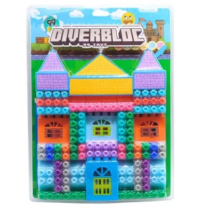PEDAGÓGICO DIVERBLOC CASTELO 51PÇS