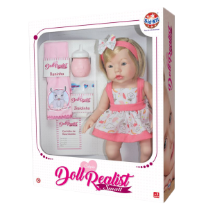 BONECA DOLL REALIST C/ VESTIDO