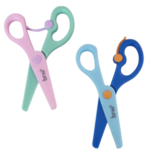 TESOURA ESCOLAR 13CM S/ LÂMINA 12UN COLOR