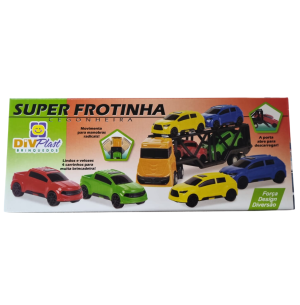 CAMINHÃO CEGONHEIRA SUPER FROTINHA 4PÇS 34CM