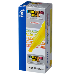 MARCA TEXTO LUMI.COLOR 12UN AMARELO