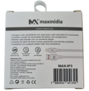 CABO USB IPHONE 2.0A 1M