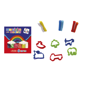 MASSINHA MODELAR 7PÇS FAZENDINHA