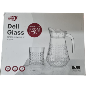 JARRA VIDRO 1,5L 6 COPOS