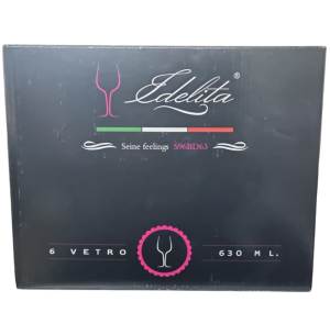 TAÇA VIDRO DG. 630ML 6UN