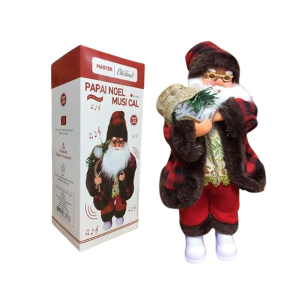 PAPAI NOEL MUS.MOV.36CM LED