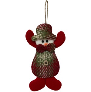 ENFEITE BONECO XADREZ 17CM