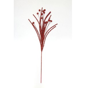 ENFEITE GALHO GLITTER 80CM