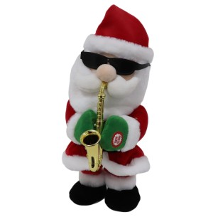 PAPAI NOEL MUSICAL MOVIMENTO 33CM SAXOFONE