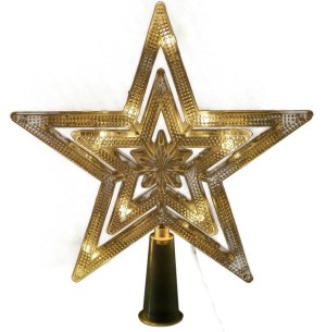  PISCA PONTEIRA ESTRELA 8F16 LEDS 18CM AM VAZADA