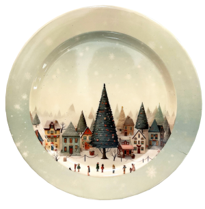 PRATO MELAMINA 28X28CM RED.PINHEIRO