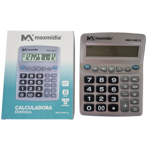 CALCULADORA PILHA 12 DÍGITOS 1048-12